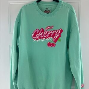 ALANI NU CHERRY TWIST CREW NECK